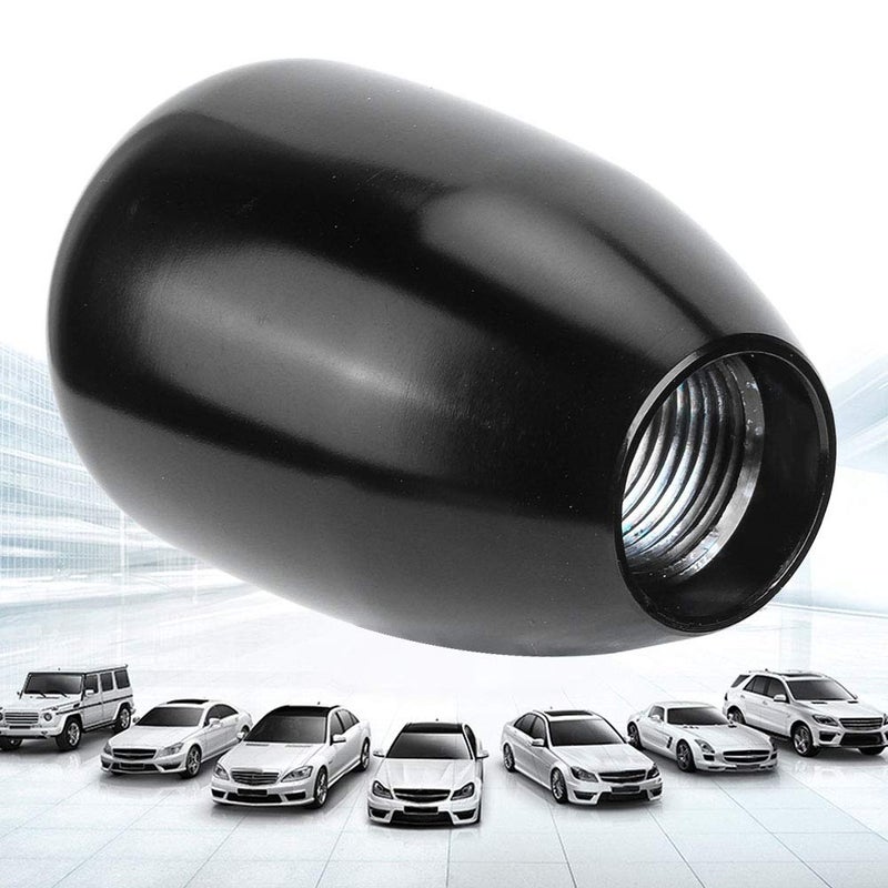 Dweekiy Gear Shift Knob Car Universal Modification Manual Knob Gear Shift Head Shifter 6 Speed(Black) - Image 5
